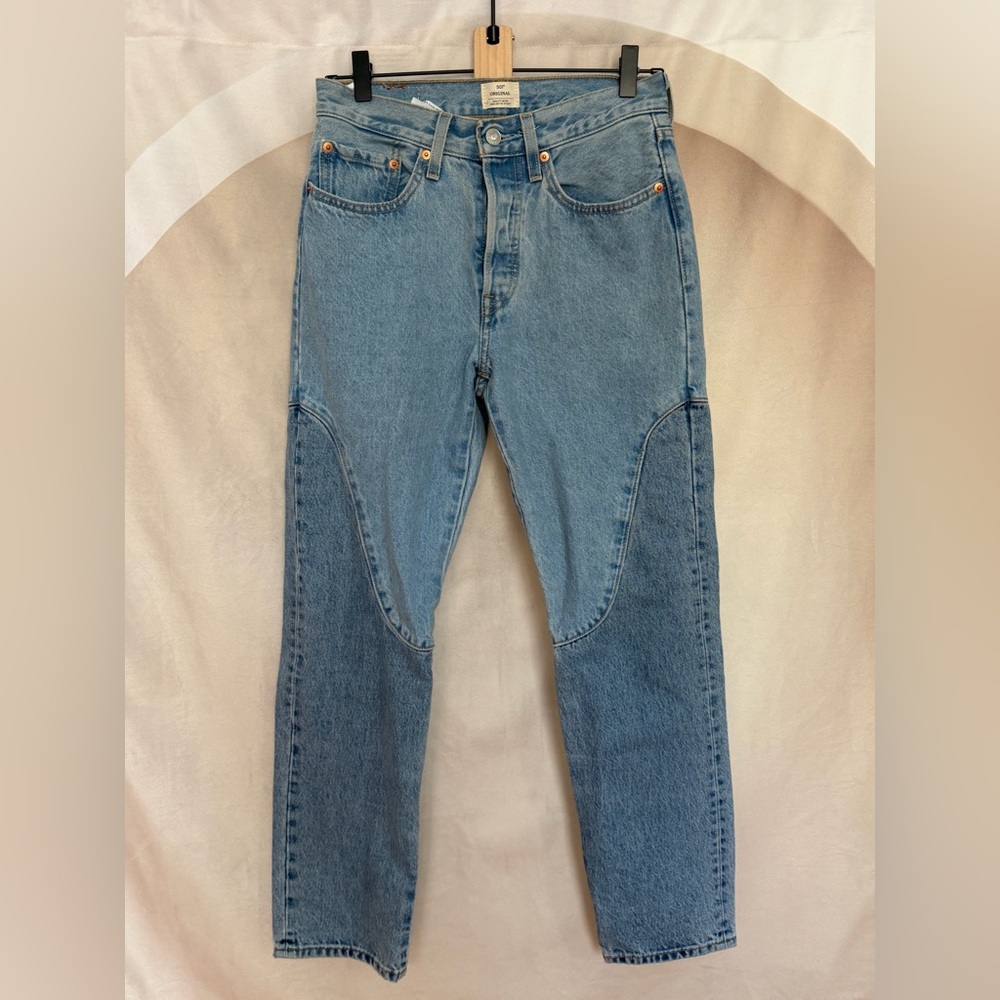 Levi’s 501 original chaps straight leg Jeans women’s size 26